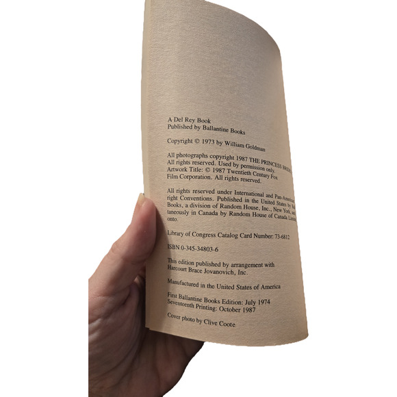 The princess bride by William Goldman 0345348036 Del Rey - Picture 7 of 8